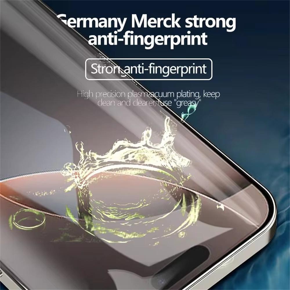 Película de hidrogel de cobertura completa, 4 unidades, para iphone 16 17 pro max 16e, protetor de tela para iphone 15 14 11 pro max plus