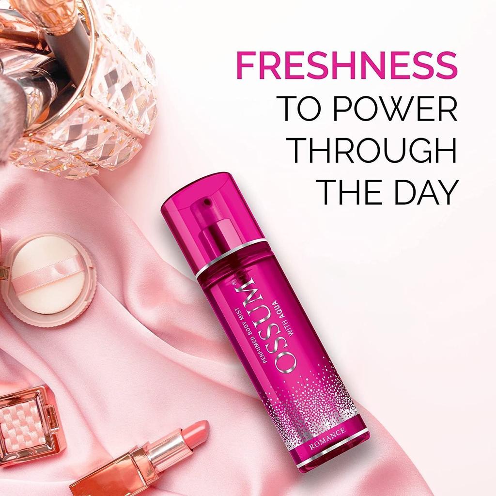 Spray-perfume for the Body Ossum Female Romance (190 Ml), Women Ossum Romance Perfumed Body Mist Fogg
