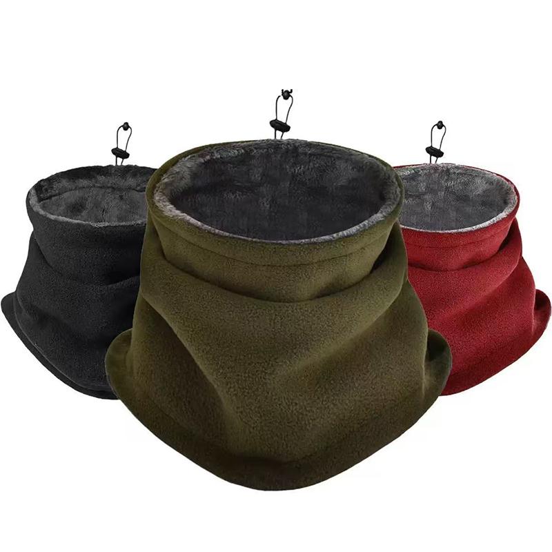 Winter MotorcycleWarm Mask Men Women Fleece Neck Outdoor Warmer Windproof Scarf Camping Hiking Balaclava Cycling Face Mask