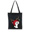 Christmas 26 English Letter Printing Tote Bag Shoulder Bag Women's New Large Capacity Go Out Portable