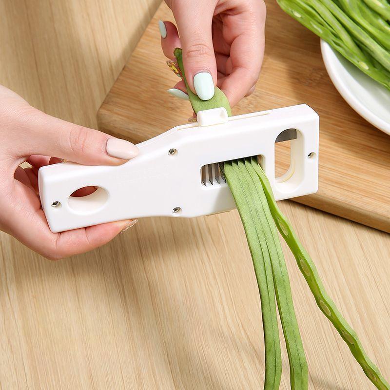 Bean Slicer Creative Household Manual Multi-function Green Beans Dutch Beans Slicer Kitchen Tools Vegetable Wire Drawing Device