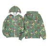 Children Girls And Boys Fashion Jacket Casual Printed Long-sleeved Hooded Cardigan Sweatshirts