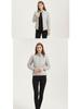 2023 Women's Short White Duck Down Jacket - Lightweight, Hooded, Korean Style, Autumn/Winter, Loose Fit, Stand-up Collar.