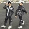 Boys' Trendy Korean-Style Denim Set for Fall 2026 - Stylish Autumn Wear for Kids