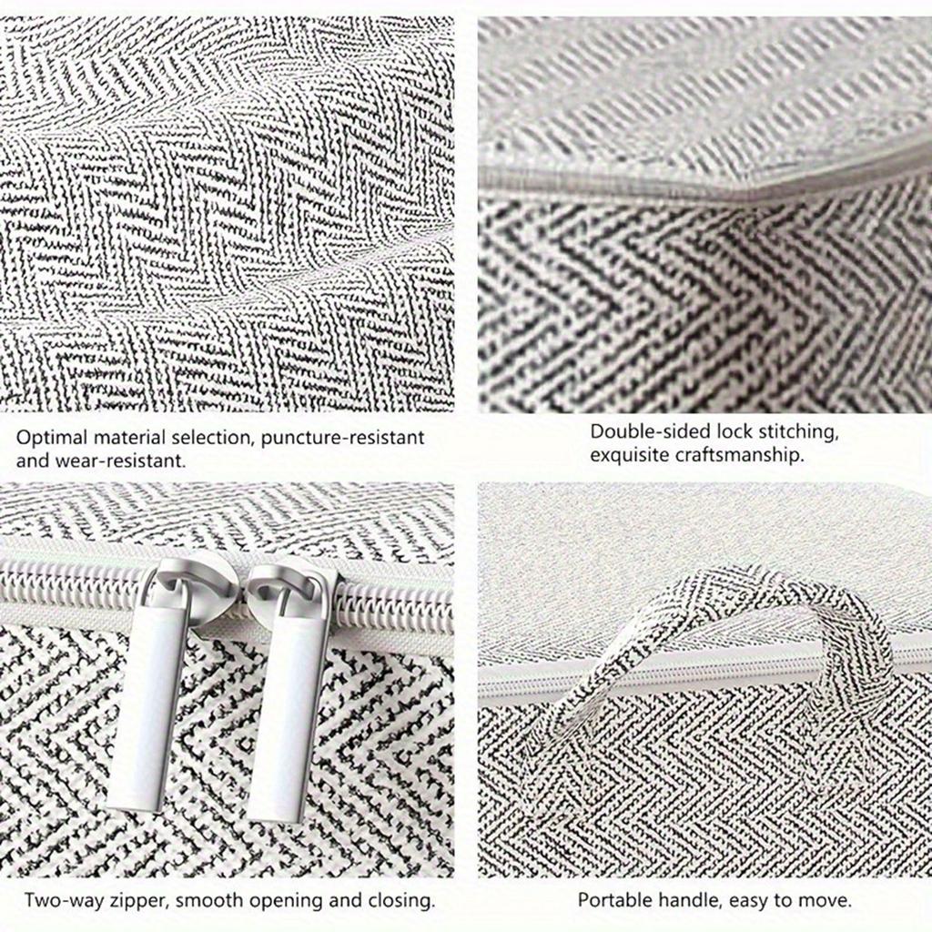Large Capacity Storage Bags Gray Arrow Organization Bag Non Woven Fabric Clothes Blanket Organizer For Moving Bedroom Storage