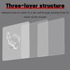 5-100pcs Self-Adhesive Small Wall Hooks Transparent Wall Hooks for Kitchen and Bath Heavy Duty Waterproof Reusable Stickers