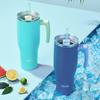 Thermos 1.1L Stainless Steel Double-Drink Straw Tumbler