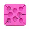 1PC Flower Silicone Lollipop Candy Mold Ice Cream Mold Kitchen Tool DIY Food Mold