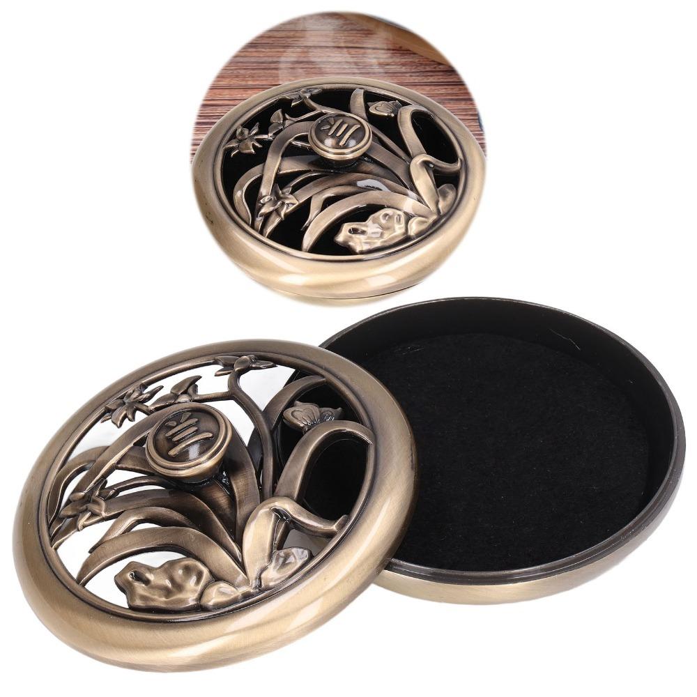 Zinc Alloy Alloy Hollow Incense Burner Home living room indoor aromatherapy fragrance Orchid