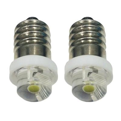 3/4.5/6V 0.5W Taschenlampenbirne 6000K Weiß LED E10 Sockel Ersatzbirne für Taschenlampe Taschenlampe LED-Birne