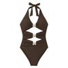 1011 European and American One-piece Swimsuit Racing Women's Professional Swimming Women's Sexy Swimsuit Neck Strap