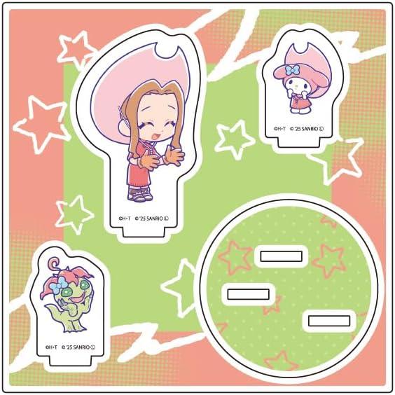 Digimon Adventure x Sanrio Characters 05 Mimi Tachikawa & Palmon x My Melody [Collaboration Illustration] Acrylic Stand Plate