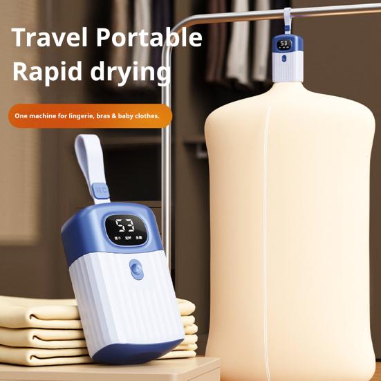 Přenosná sušička prádla Tichá Energeticky úsporná Rychleschnoucí Skládací pračka s chytrým časovačem Nastavitelná teplota Sušička prádla