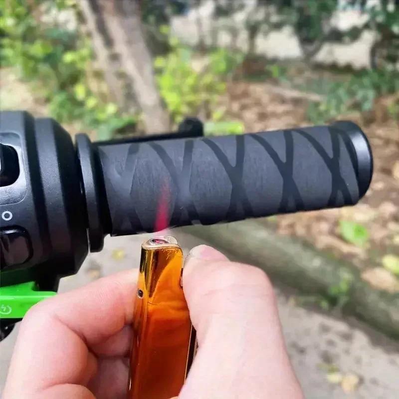 Thermo-Shrink Motorcycle Grip Covers - Non-Slip Rubber Handlebar Grips for BMW R1250GS Adventure/R1200GS LC/F800GS/F850GS