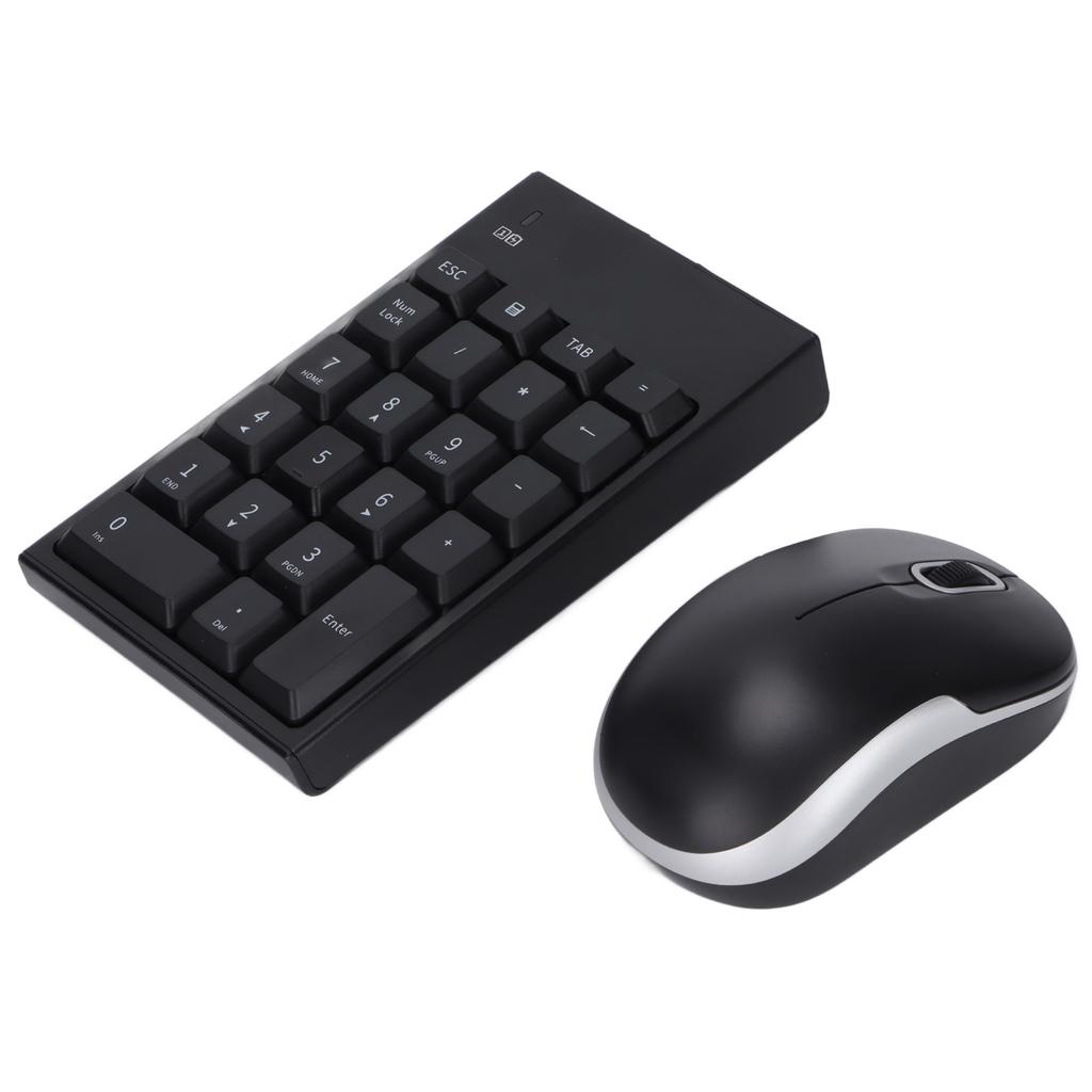 Numeric Keyboard Mouse Set MC‑61CB Wireless 2.4g Portable Silent Keypad Mice for Desktop Laptop
