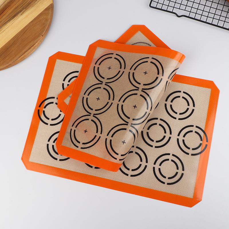 1Pc Silicone Baking Mats For Oven Thickened Reusable Non Stick Heat Resistant Bakeware Sheets Liner For Cookies Macaron Bread