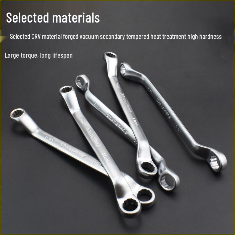 Premium Double-Ended Plum Blossom Wrench Set for Auto Maintenance (Sizes: 6/8/10/12/14/16/17/32)