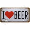 Vintage Metal Plate Tin Sign Plates Bar Retro Metal Sign Wall Art Mural Aesthetic Room Home Decor Items Poster Garage Decoration