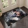Fantasy Game L-Love and Deepspace Floor Mat Soft Thickened Flannel Door Mat Non-Slip Living Room Rug Home Decor