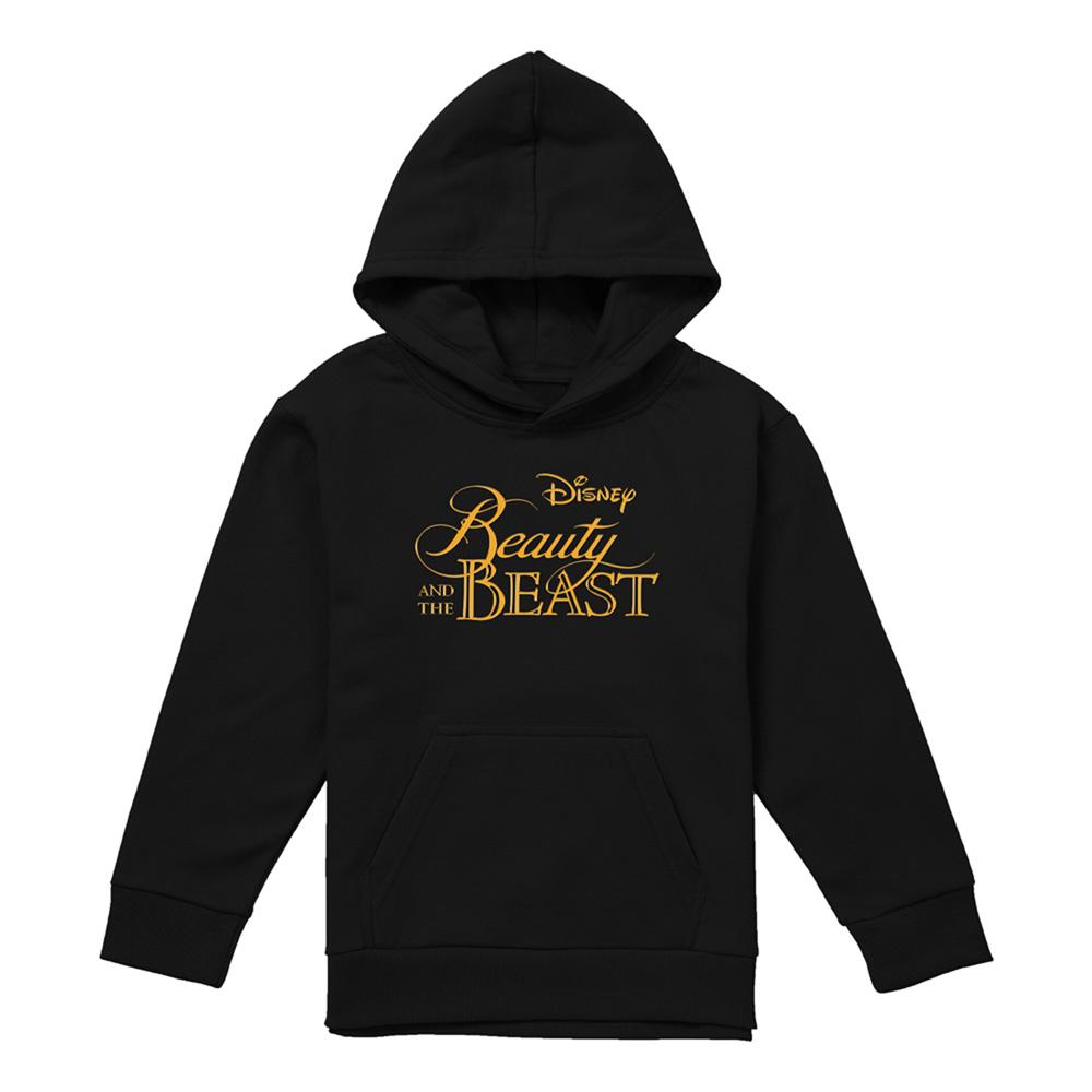 Beauty And The Beast Childrens/Kids Logo Heather Hoodie