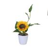 Mini Artificial Plants with Pot Simulation Flower Fake Flower Artificial Sunflower  Home Decor
