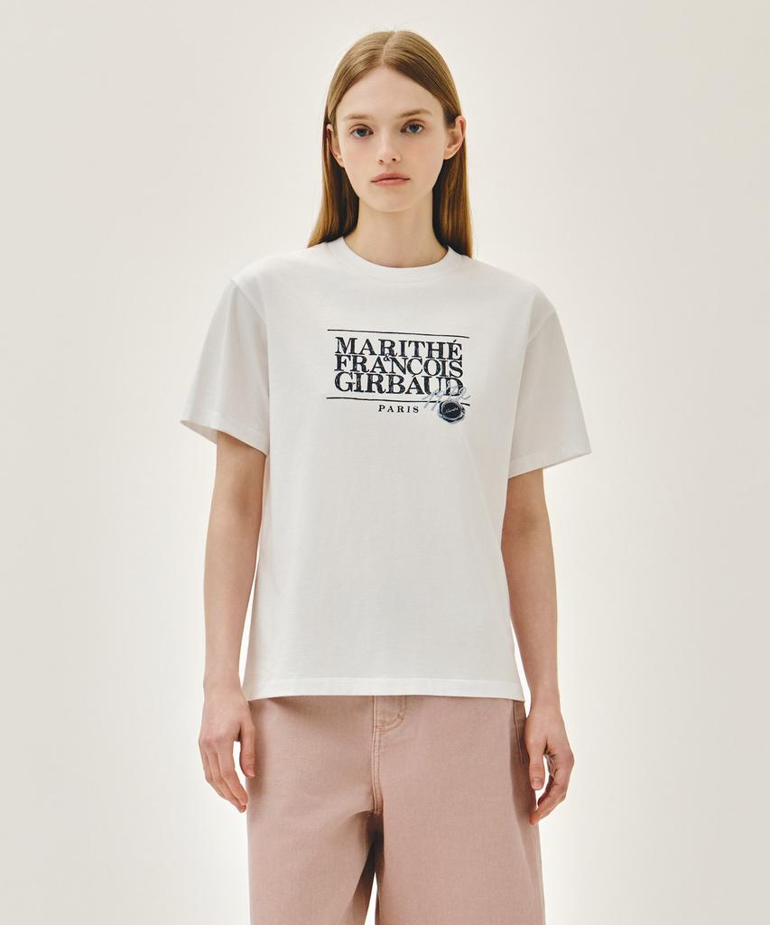 Malittepeulangsowajeobeo Stamp Classic Logo Tee White