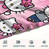 1PC Hello Kitty Cute Print Flannel Blanket, High Quality All Seasons, Home Decor, Warmth and Comfort, Perfect for Christmas Gifts