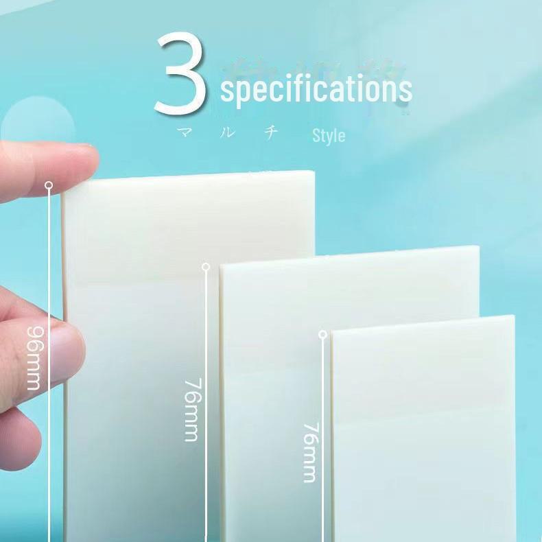 

Прозрачные отрывные липкие листочки для заметок — прочные и идеальные для студентов Medium 7.5*7.5 прозрачный белый