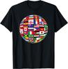 Global World Flags - Patriotic Traveler T-Shirt T-Shirt