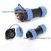 SP21 Diamond 23-Pin Aviation Plug Socket, IP68 Waterproof Male & Female Connector
