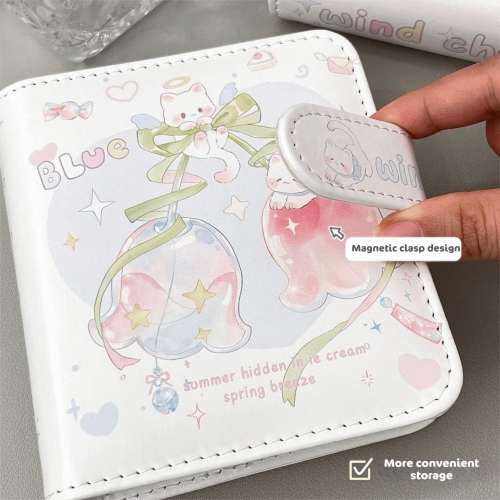 Leather Cover Card Book Portable Idol Card Storage Book Polaroid Photo Album Card Photo Collection