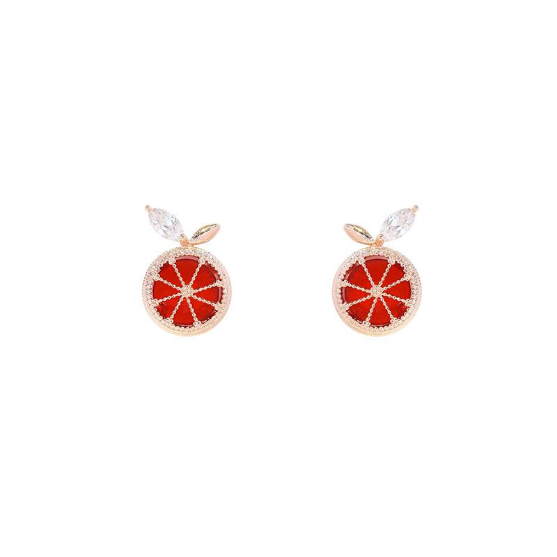 Dongdaemun silver needle zircon stud earrings women's exquisite ear clips without holes, advanced sense, niche design sense, explosive earrings