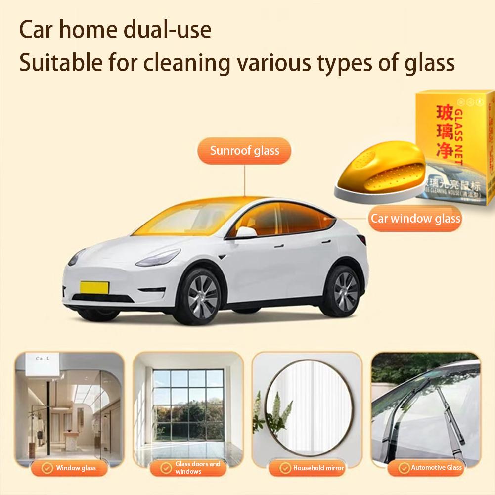 Car Glass Glossys Mouse Coating Crystals Plating Agents Cleaning Oil Film Remover For Windshield