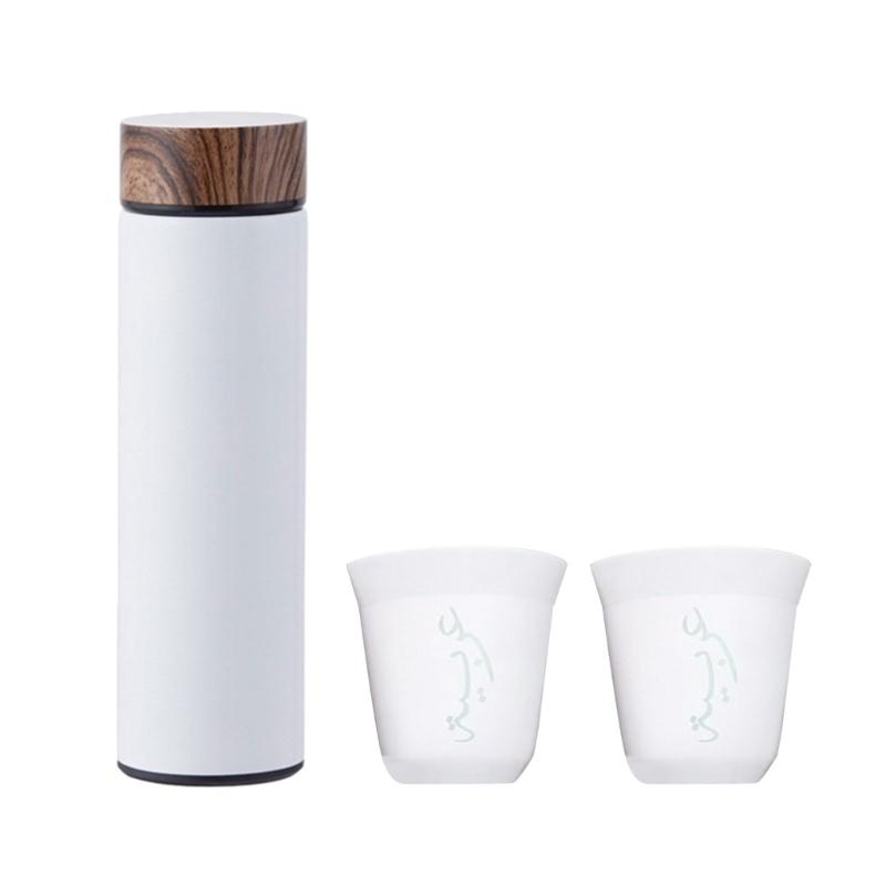 

Набор кофейных чашек из нержавеющей стали Металлические изолированные контейнеры для напитков Чашки Практичная кофейная чашка Чашка для переноски в автомобиле Дропшиппинг белый