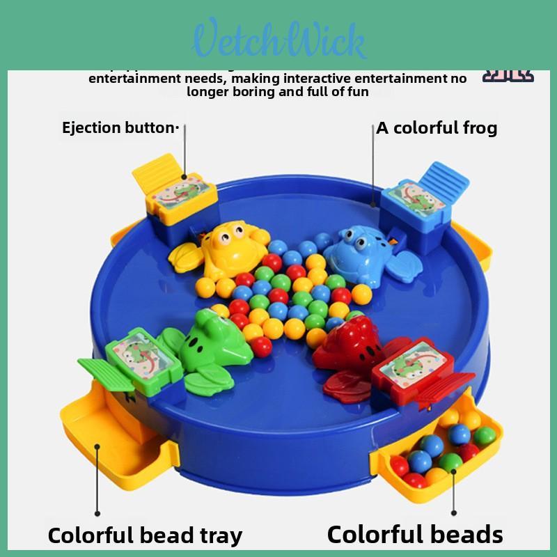 Frog Eating Beans Social Party Game With Nonelectric Design For Children And Adults