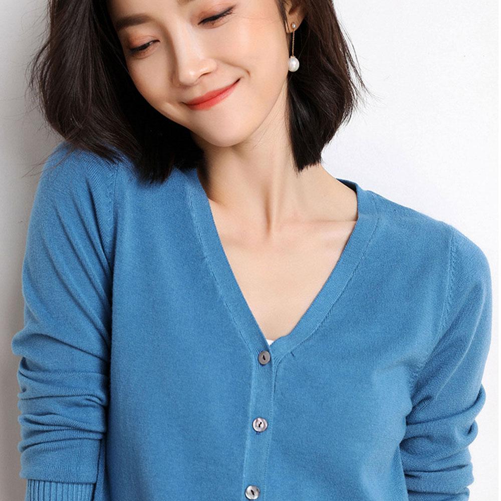 Women's Autumn Winter Tops Blouse Knit Knitwear Coat Sweater Cardigan For Women Streetwear Korean Clothes