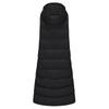 Women’s Coats Hooded Sleeves Long Style Solid Color Vest Quilted Jacket Autumn Winter Thick Warm Outer Wear