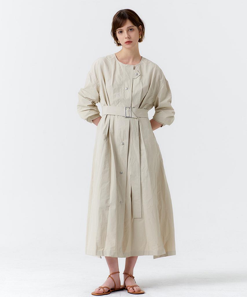 Eilubeu Trench Dress Aardop102A