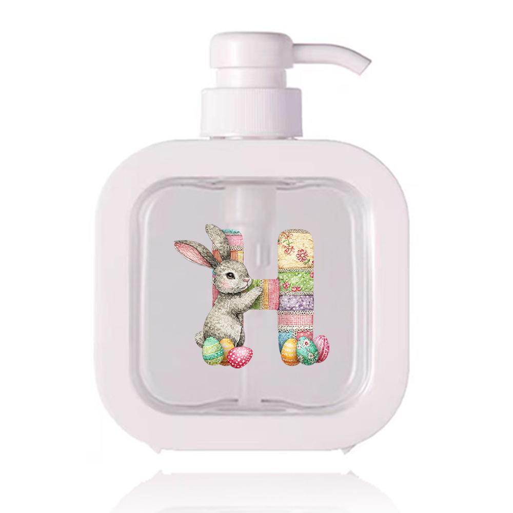 500ml Refillable Lotion Pump Bottle Empty Plastic Dispenser Leakproof Portable for Body Lotion Hand Wash Shower Gel Office Gift