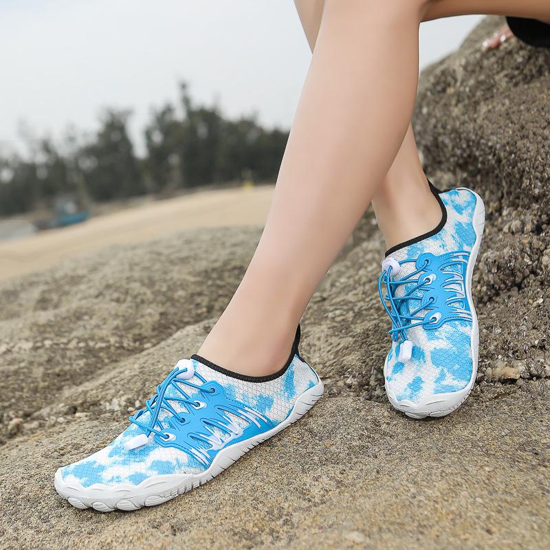 Outdoor creek beach shoes women's non-slip quick-drying swimming shoes men's fishing five-finger wading shoes indoor fitness shoes