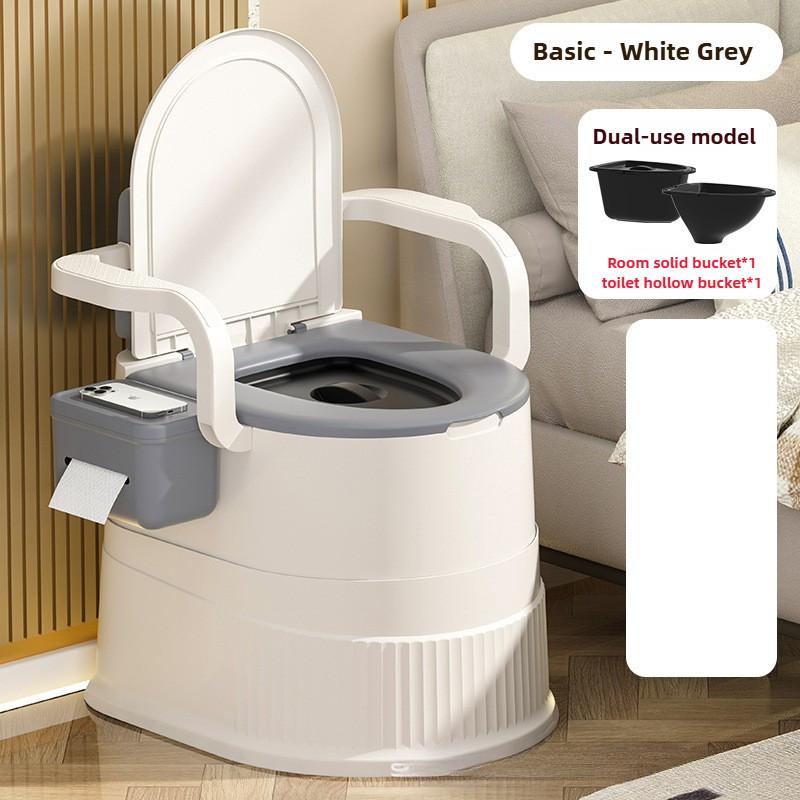 Pregnant Woman Moving Toilets Seat Portable Urinal Household Elderly Disabled Care Sitting Toilet Chair