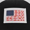 Vintage American Flag Mesh Baseball Cap For Men Women Snapback Comfortable Adjustable Fashion Hip Hop Outdoor Sun Protection Hat