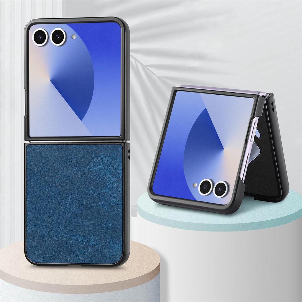 Samsung Galaxy Z Flip 7/6 Drop-Proof Foldable Leather Phone Case