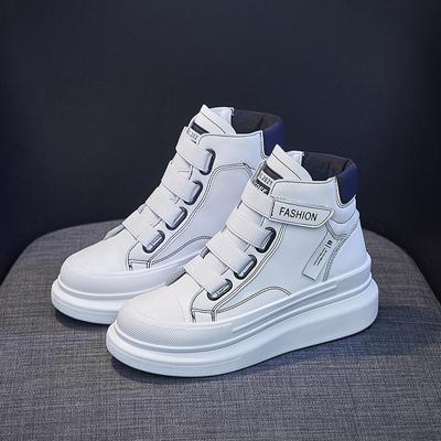 Fashion High-top White Shoes Platform Sneakers Ins Trend Women Sports Shoes Running Shoes