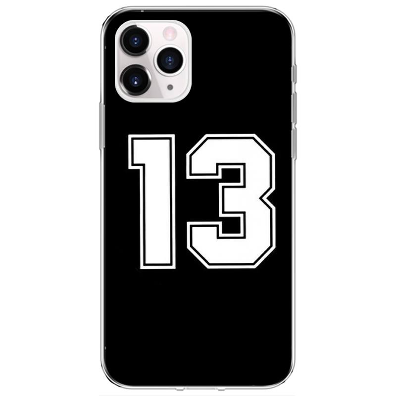 S O C 9 7 Lucky Number And Black Letter Phone Case For iPhone 12 11Pro XS MAX XR 7 8 6 Plus 5 5S SE 12 Mini SE2