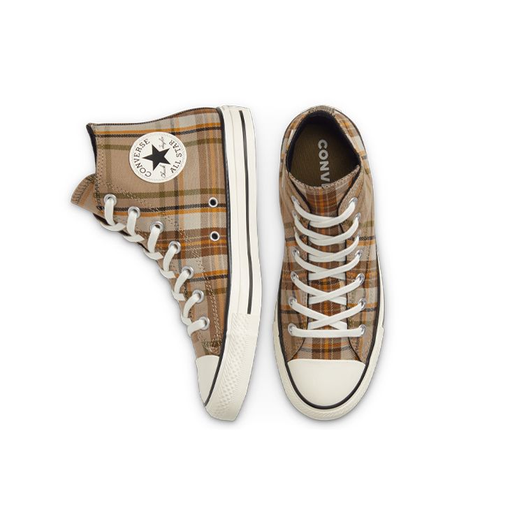Converse Chuck Taylor All Star Retro Casual High Top Canvas Shoes Women Sneaker Khaki 568925C