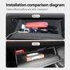 For BYD SHARK 2024 2025 Co-pilot Glove Box Divider Organizer Partition Plates Storage Holder Center Console Armrest Bin Traying