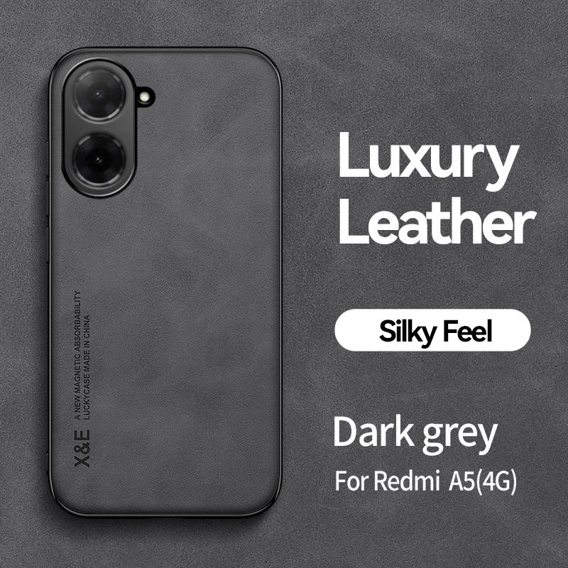 For Redmi 14C 13C 12C 10C Light Luxury SheePskin Case For Redmi 13 12 10 A5 With Magnetic Suction Phone Case