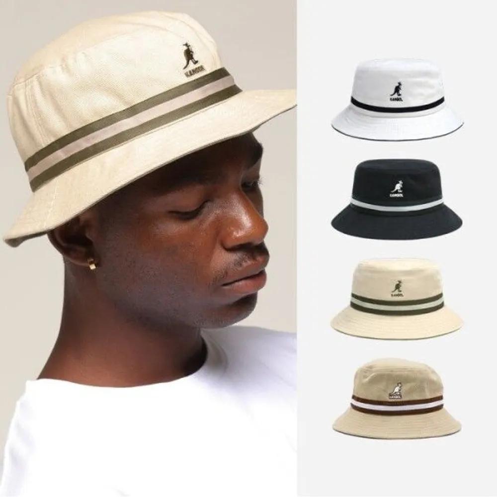 KANGOL Striped Bucket Hat K4012SP BEIGE