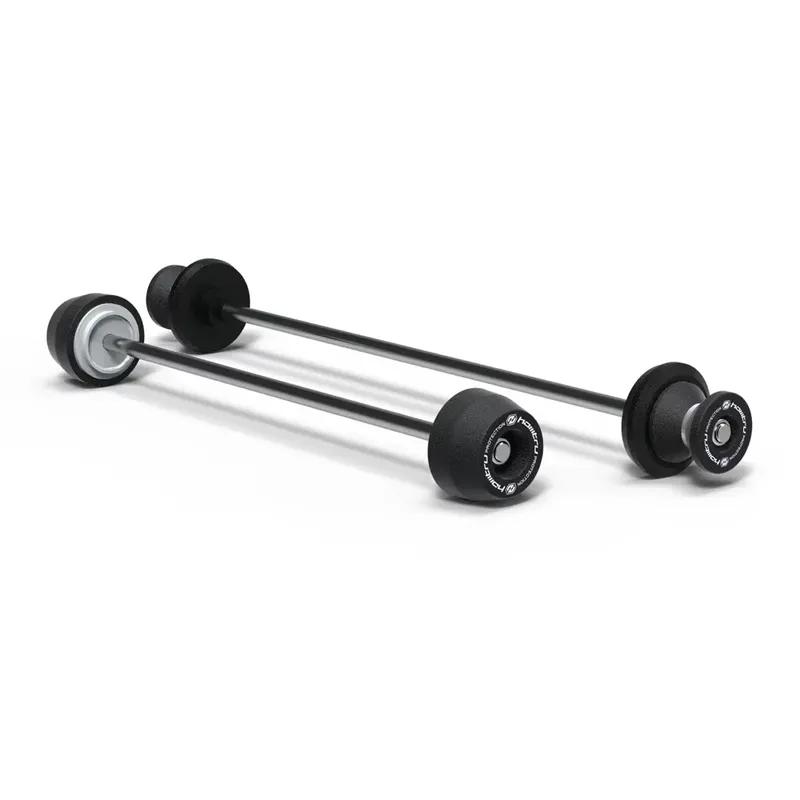 Wheel Protector for Yamaha FZ07 MT07 2013 - 2024 XSR700 2016 - 2024 Superior Crash Slider Set Front and Rear Wheel Axles Forks